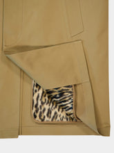 Saint Laurent Beige Cotton Gabardine Mackintosh Coat