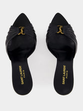 Saint Laurent Black Babylone Open Toe Mules