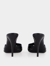 Saint Laurent Black Babylone Open Toe Mules