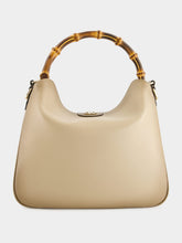 Diana Medium Shoulder Bag in Gradient Oatmeal Leather