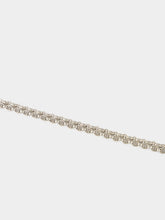 Fendi Silver Mariner Chain FF Logo Necklace