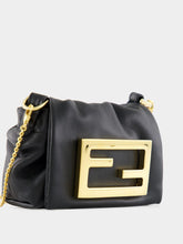 Fendi Black Nano Mamma Baguette Leather Bag