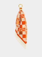 Fendi Red Bandana Charm with FF Motif