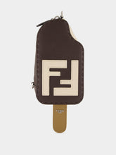 Fendi Brown and Camel Roma Leather Crossbody Bag
