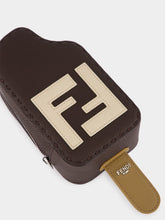 Fendi Brown and Camel Roma Leather Crossbody Bag