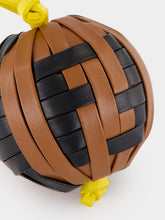 Fendi Black and Brown FF Sphera Leather Charm