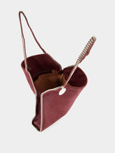 Stella McCartney Plum Falabella BabyBella Eco Shaggy Deer Bag