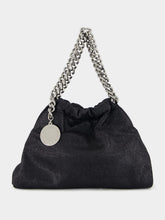 Stella McCartney Black Falabella Drawstring Crossbody Bag