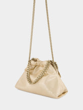 Stella McCartney Gold Falabella Mini Drawstring Shoulder Bag