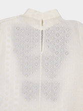 Valentino Garavani Ivory Cotton Blouse with Black Bows