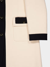 Valentino Garavani Beige Virgin Wool Midi Dress with Belt