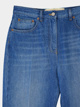 Valentino Garavani Blue Straight-Leg Denim Jeans