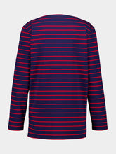 Valentino Garavani Chez Valentino Striped Long Sleeve Top