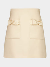 Valentino Garavani Mini Skirt with Bow Pocket Detail