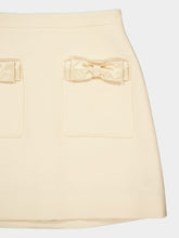 Valentino Garavani Mini Skirt with Bow Pocket Detail