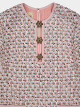 Valentino Garavani Pastel Ribbon Tweed Embroidered Mini Dress