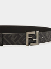 Fendi Black Reversible FF Canvas Belt