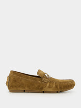 Fendi Brown Suede FF Driving Loafers