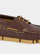 Fendi Brown Deck Lace-Ups Loafers