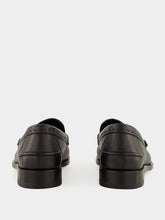 Fendi Black FF Metal Selleria Loafers