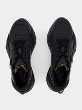 Fendi Flow Black Leather Low-Top Sneakers