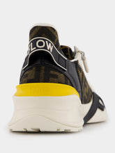 Fendi White Flow Leather Trainers