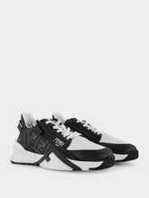 Fendi Blue FF jacquard Fendi Flow Sneakers