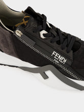 Fendi Black Fendi Flow Jacquard Trainers