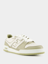 Sage Match Leather Sneakers