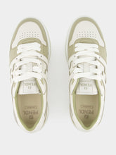 Fendi Sage Match Leather Sneakers