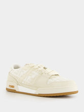 White FF Jacquard Match Sneakers