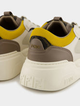 Fendi Brown Force Leather Sneakers