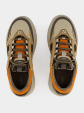 Fendi Latte and Orange Force Sneakers