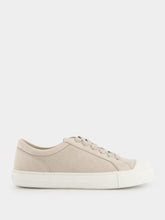 Fendi Beige Nubuck Domino Sneakers with FF Motif