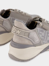 Fendi Grey Flow Mesh and Suede Sneakers