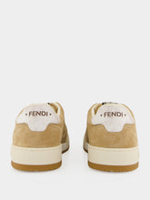 Fendi Beige Match Suede Sneakers