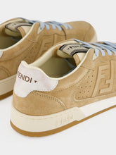 Fendi Beige Match Suede Sneakers
