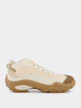 Fendi Lab White Fabric Mid-Tops