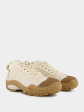 Fendi Lab White Fabric Mid-Tops