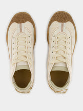 Fendi Lab White Fabric Mid-Tops