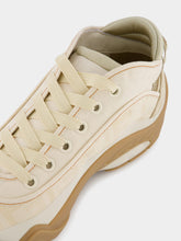 Fendi Lab White Fabric Mid-Tops