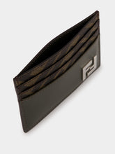 Fendi Khaki Green FF Squared Card Holder