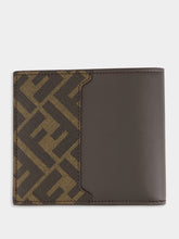 Brown FF Squared Bi-Fold Wallet