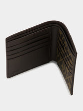 Fendi Brown FF Squared Bi-Fold Wallet