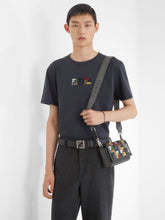 Fendi FF Compact Multicolour Embroidered Bag