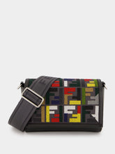 Fendi FF Compact Multicolour Embroidered Bag