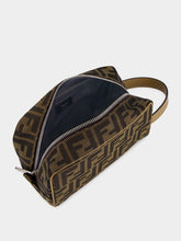 Fendi Brown FF Jacquard Small Toiletry Case