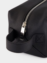 Fendi Black Leather Toiletry Case