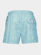 Fedeli Blue Madeira Sustainable Swim Trunks