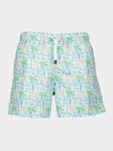 Fedeli Palm Tree Print Swim Shorts